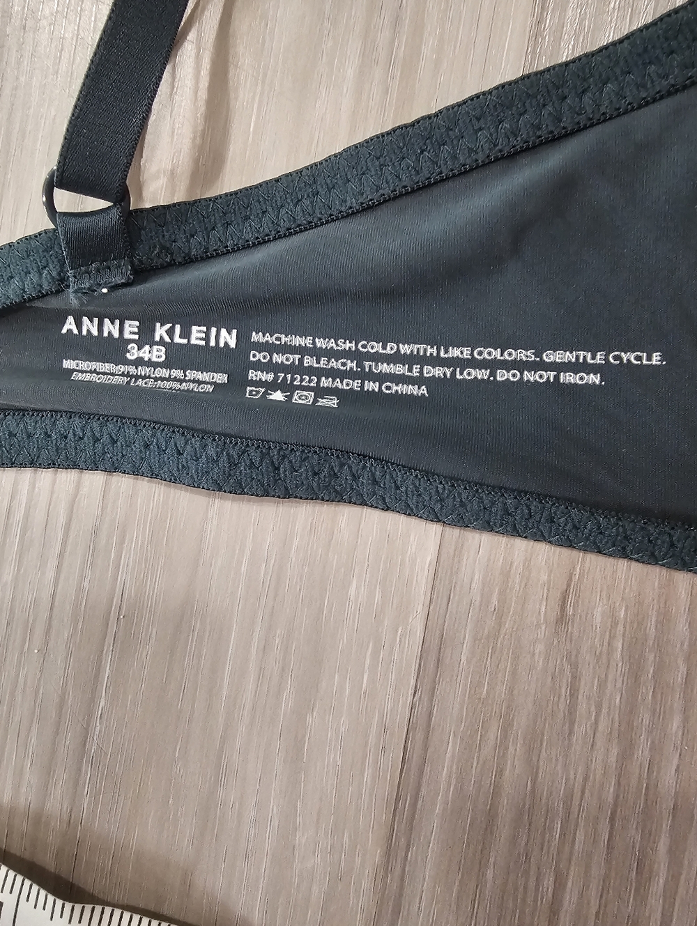Rich, Deep Green Wireless Slight Push-Up Bra - Anne Klein - Picture 2 of 9